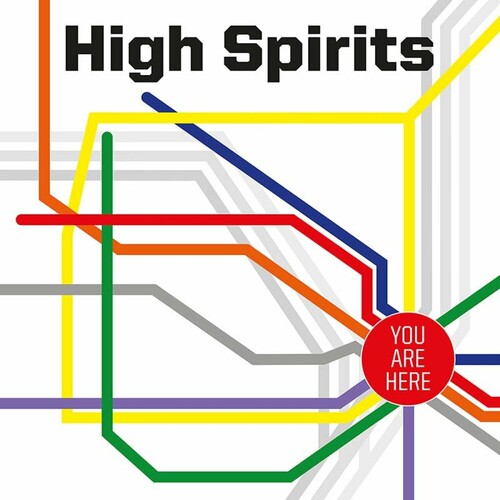 High Spirits: You Are Here - blue w/ white & red splatter - VINYL