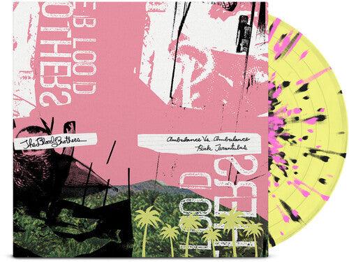 The Blood Brothers- Burn, Piano Island, Burn (Deluxe Ed.) Yellow w/Pink & Black Splatter ( LP )