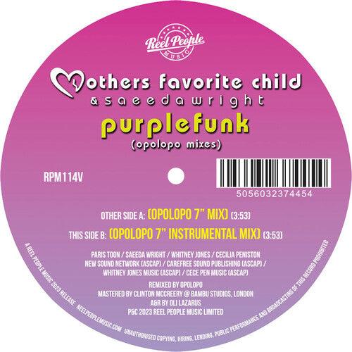 Mothers Favorite Child & Saeeda Wright- Purple Funk (Opolopo Remixes) ( LP )