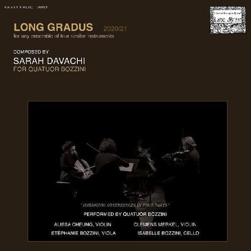 Sarah Davachi: Long Gradus - COMPACT DISCS