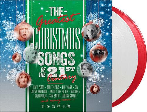 Various- Greatest Christmas Songs Of 21st Century (Limited 180-Gram Red & White Colored Vinyl) ( LP )