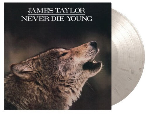 James Taylor: Never Die Young - Limited 180-Gram White & Black Marble Colored Vinyl - VINYL