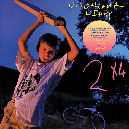 Guadalcanal Diary: 2 X 4 - Pink/yellow Swirl - VINYL