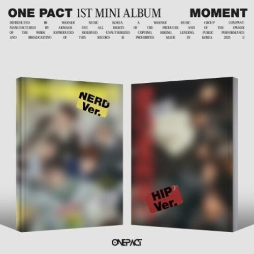 One Pact: Moment - Random Cover - Postcard, Photocard A + B, Polaroid + Sticker - CD