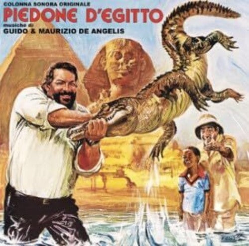 De Angelis, Guido / De Angelis, Maurizio: Piedone D'Egitto (Original Soundtrack) - Marbled Pale & Dark Green Colored Vinyl - VINYL