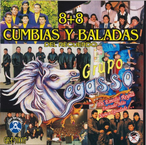 Pegasso De Emilio Reyna: 8 + 8 Cumbias y Baladas - CD