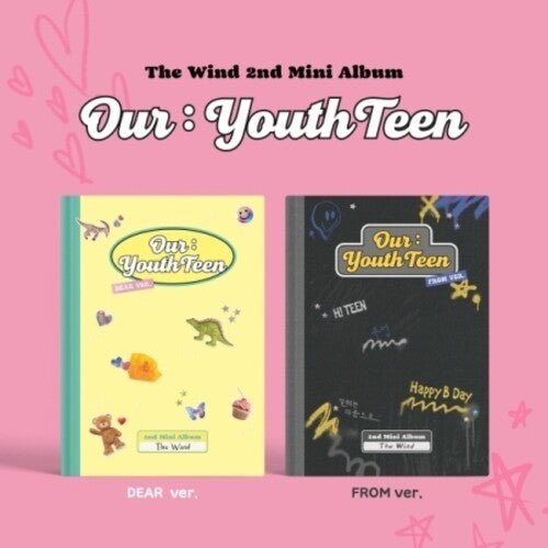 The Wind: Our : Youthteen - Random Cover - incl. 88pg Photobook, Postcard, Sticker, Photocard, Polaroid, Ticket + Invitation Card - CD