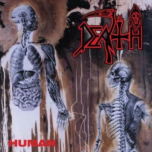 Death- Human (Bone White, Blue Jay and Gold Tri Color Merge with Splatter) ( LP )