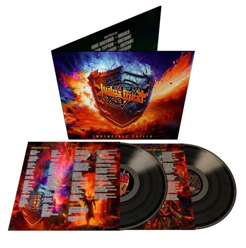 Judas Priest: Invincible Shield - Deluxe Gatefold Black Vinyl with Alternate Cover Artwork - VINYL