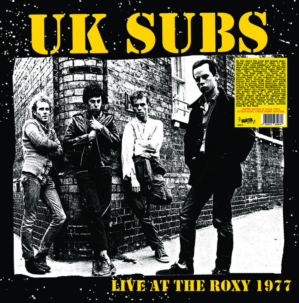 Uk Subs- Live At The Roxy [Colored Vinyl] (Ylw) (Uk) ( LP )