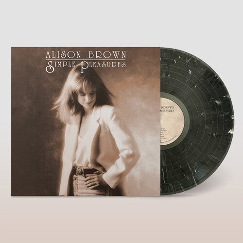 Alison Brown: Simple Pleasures (Remixed and Remastered) Black & White Swirl { Record }