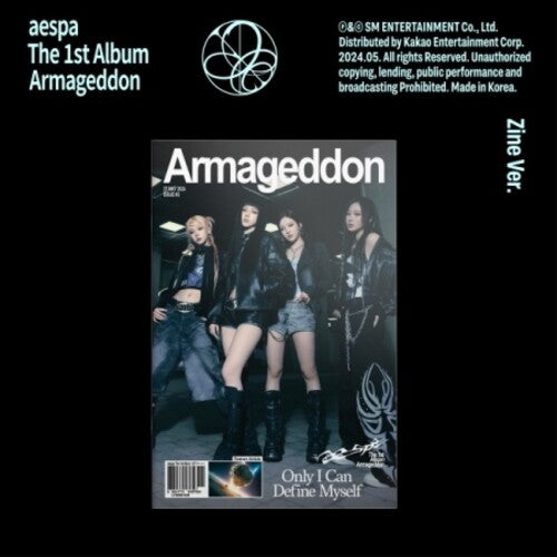 Aespa: Armageddon - Zine Version - incl. Photobook, Postcard, Sticker, Folded Poster, Photocard A + Photocard B - CD