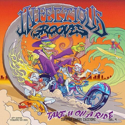 Infectious Grooves- Take U on a Ride (EP) - Green/Purple Splatter. ( LP )