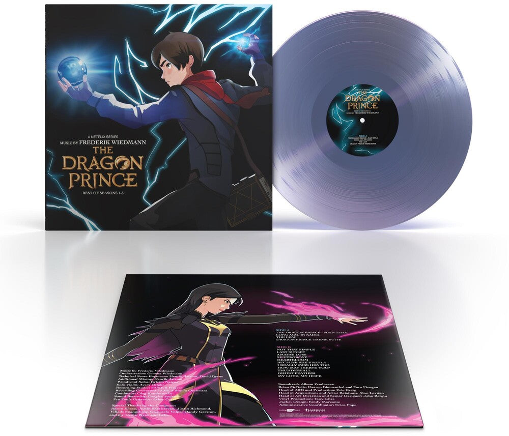 Frederik Wiedmann-  The Dragon Prince (A Netflix Series) - Best Of Seasons 1-3 [Iridescent Blue Vinyl] ( LP )