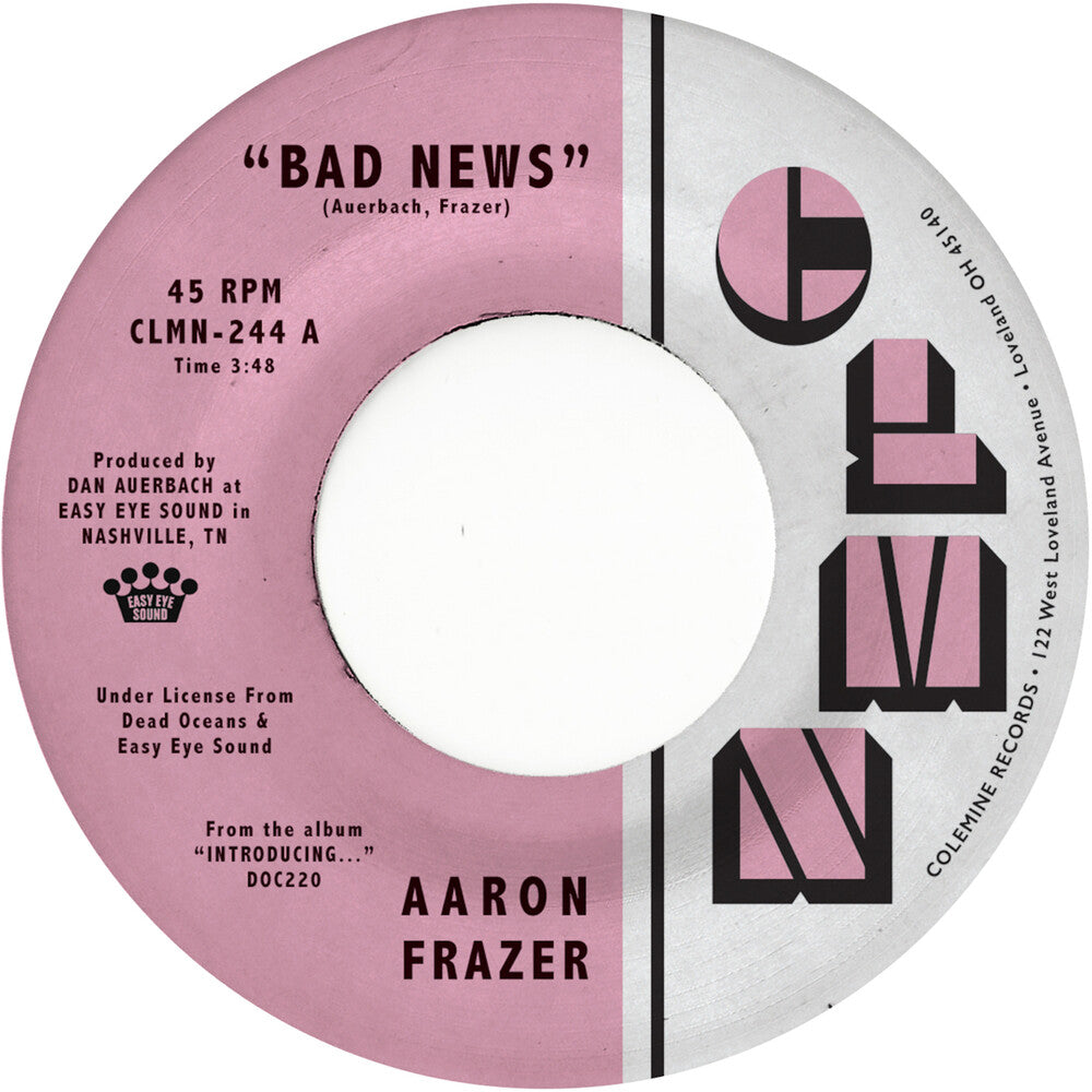 Aaron Frazer- Bad News / Done Lyin - Grey [Colored Vinyl] (Gry) ( LP )