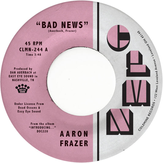 Aaron Frazer- Bad News / Done Lyin - Grey [Colored Vinyl] (Gry) ( LP )