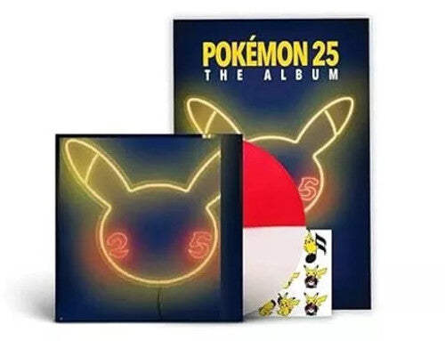 Various Artists: Pokemon 25: The Album / Various - Red & White Colored Vinyl with Poster - VINYL