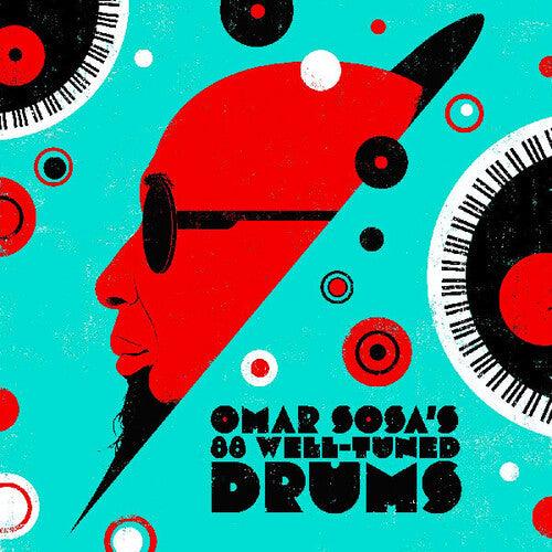 Omar Sosa- Omar Sosa's 88 Well-tuned Drums ( LP )