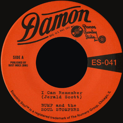 Bump & the Soul Stompers: I Can Remember B/W Standing on the Outside - Coke Bottle Clear - 7-INCH SINGLE
