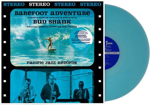 Bud Shank- Barefoot Adventure - Seaglass Agua ( LP )
