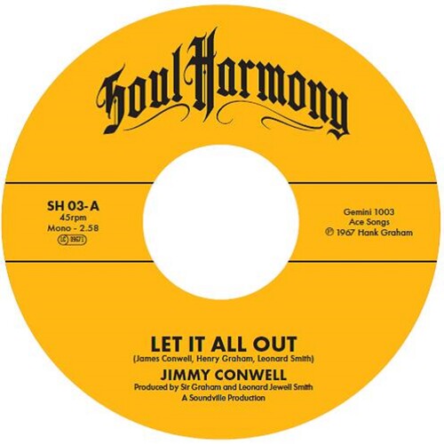Conwell, Jimmy / the Exits: Let It All Out / I'M So Glad - 7-INCH SINGLE