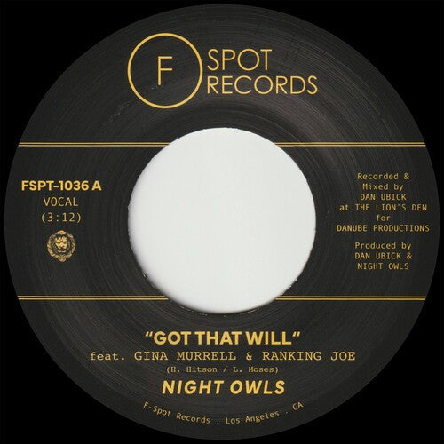 Night Owls: Got That Will B/w Got That Dub - 7-INCH SINGLE