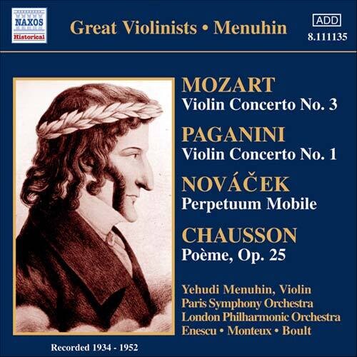 Yehudi Menuhin: VN Con 3 - COMPACT DISCS