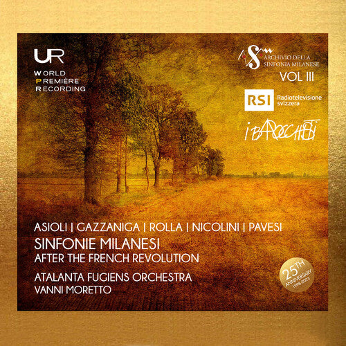 Vanni Moretto: Sinfonie Milanesi After the French Revolution - COMPACT DISCS