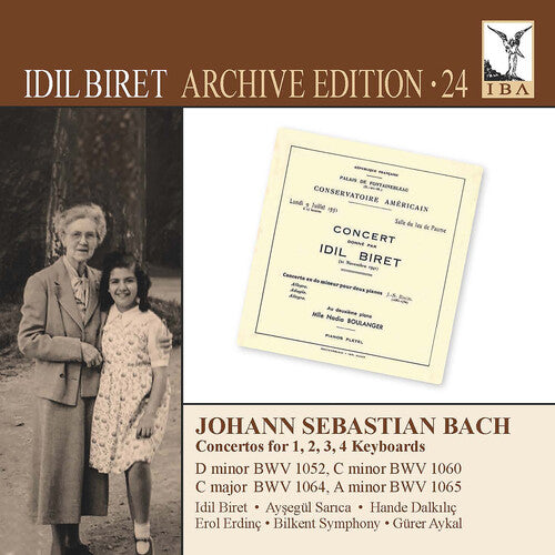 Idil Biret: J.S. Bach: Concertos for 1, 2, 3, 4 Keyboards - Idil Biret Archive Edition, Vol. 24 - COMPACT DISCS