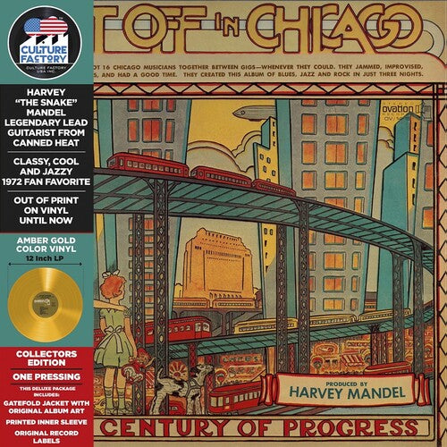 Harvey Mandel- Get Off in Chicago - Yellow/Gold ( LP )