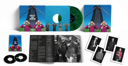 Envy of None- Stygian Waves - Deluxe Boxset 140gm Transparent Green & Black Marble Vinyl, CD & Bluray ( LP )