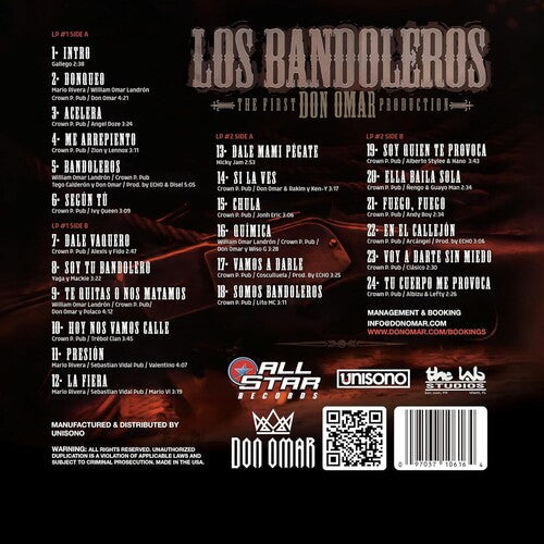 Don Omar- Los Bandeleros ( LP )