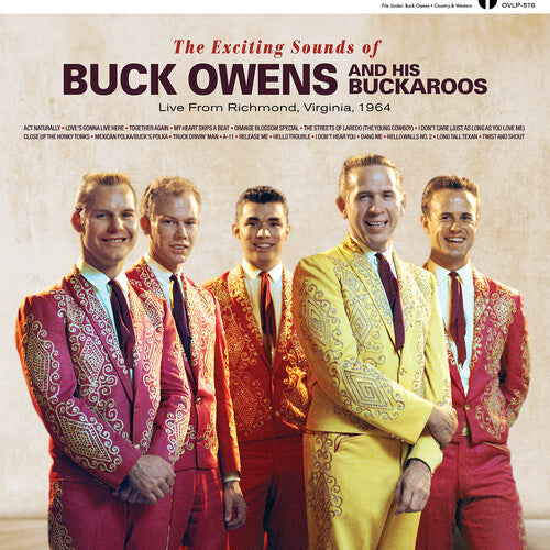 Buck Owens & His Buckaroos- The Exciting Sounds of Buck Owens And His Buckaroos Live From Richmond Virginia, 1964 (Strawberry Jam Colored Vinyl) ( LP )