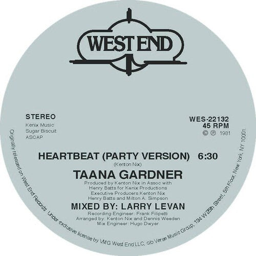 Taana Gardner: Heartbeat - 12-INCH SINGLE