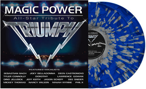 Various- Magic Power: All Star Tribute To Triumph (Dark Blue & White Splatter Vinyl) ( LP )