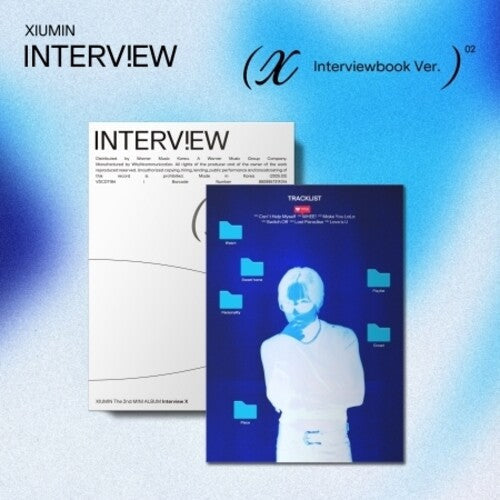 Xiumin: Interview X - Interviewbook Version - incl. 36pg Tabloid, Photocard, Sticker, MiniBook + Envelope - CD