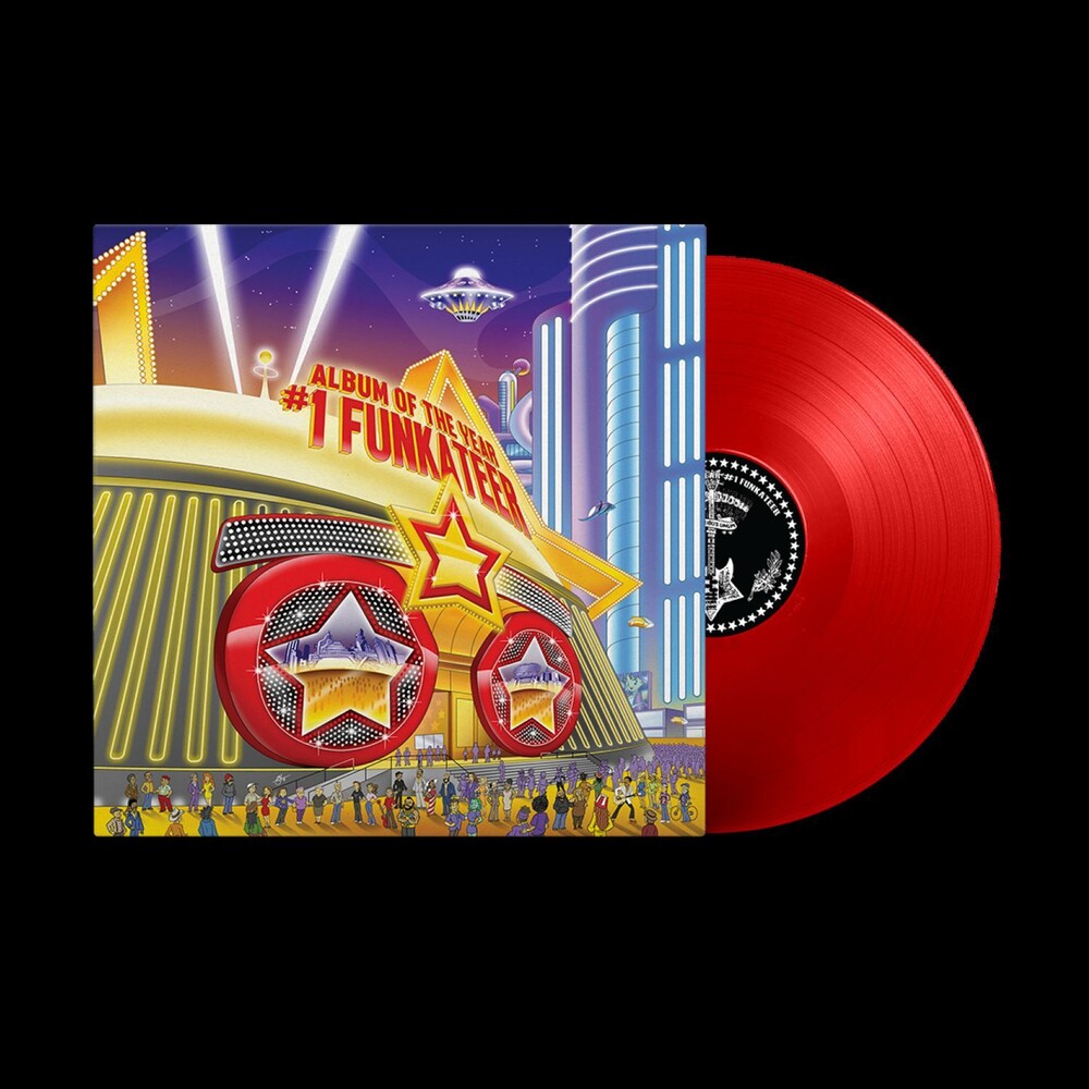 Bootsy Collins- Album Of The Year #1 Funkateer [Indie Exclusive] [Colored Vinyl] (Red) ( LP )