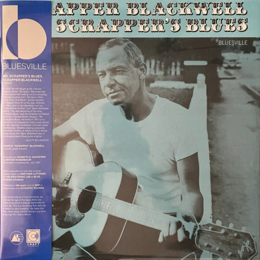 Scrapper Blackwell- Mr. Scrapper's Blues (Bluesville Acoustic Sound Series) -  [180g LP] ( LP )