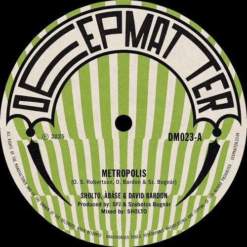 Abase Sholto: Metropolis / The Right Orchid - 7-INCH SINGLE