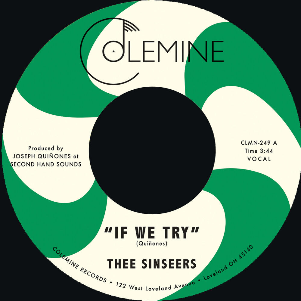 Thee Sinseers- If We Try / Give It Up You Fool [Colored Vinyl] ( LP )