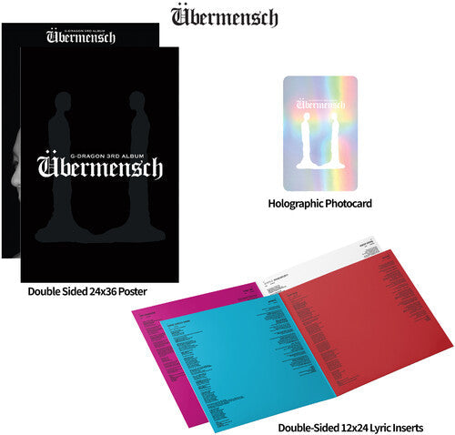 G-DRAGON- Ubermensch - Die-Cut Mirrorboard ( LP )