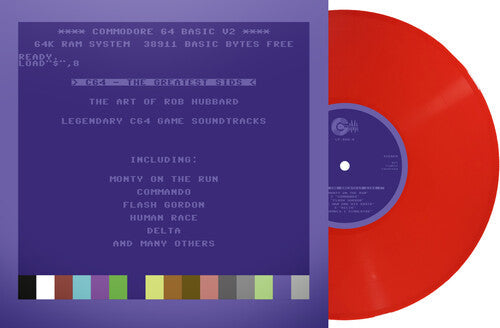 Rob Hubbard: C64 Greatest Sids: The Art Of Rob Hubbard - Limited To 100 Handnumbered Edition (Red Vinyl) - VINYL