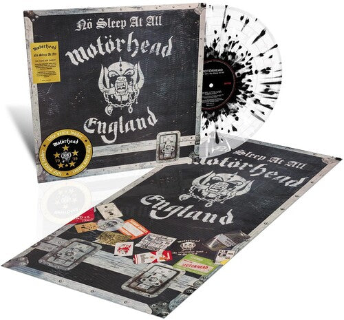 Motorhead- No Sleep At All  (Clear w/ Black & White Splatter Vinyl) ( LP )