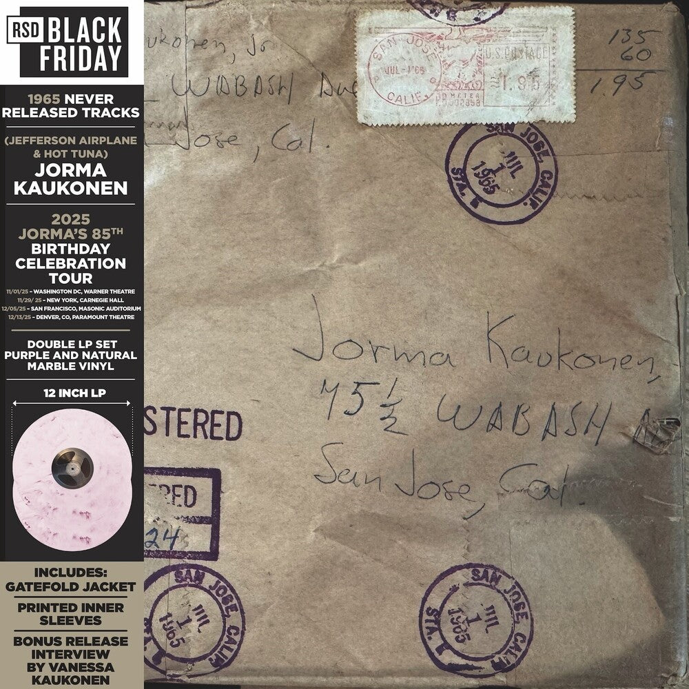 Jorma Kaukonen- Wabash Avenue: 1965 Never Released Tracks [RSD Black Friday 2025] ( LP )