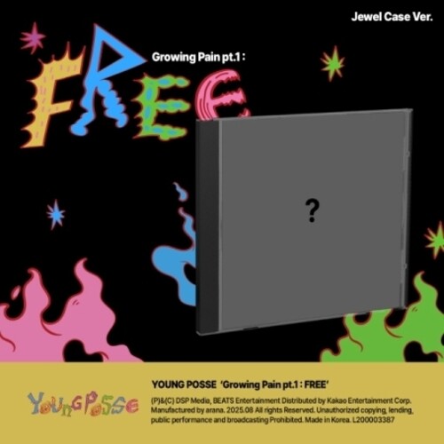 Young Posse: Growing Pain Pt.1 : Free - Jewel Case Version - incl. 16pg Photobook, Photocard + Folded Poster - CD