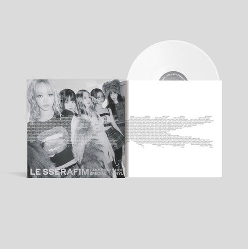 Le Sserafim: 'EASY-CRAZY-HOT' SPECIAL VINYL [SILVER WHITE] - VINYL