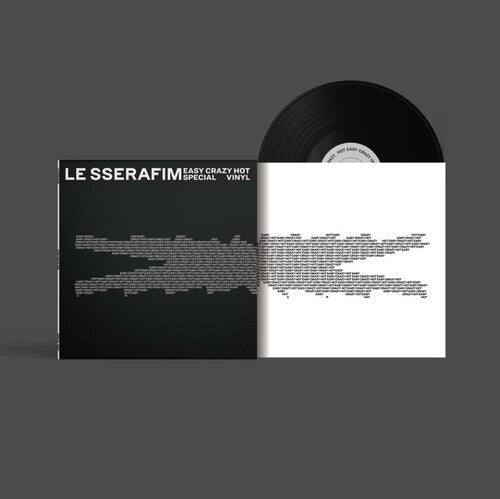 Le Sserafim: 'EASY-CRAZY-HOT' SPECIAL VINYL [CARBON BLACK] - VINYL