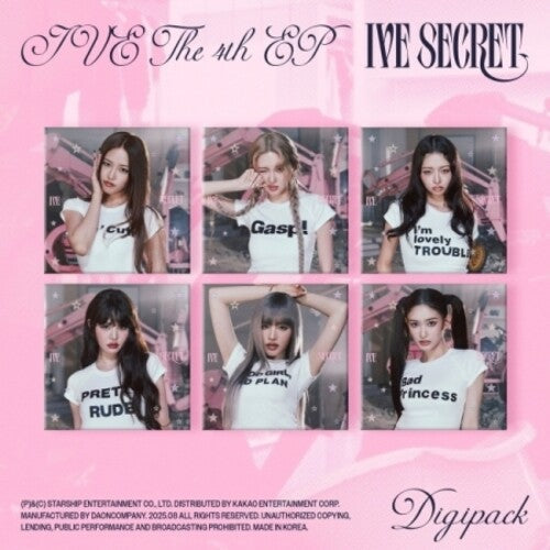 Ive: Ive Secret - Digipack Random Cover Version - incl. Photbook, Photocard + Mini-Folded Poster - CD
