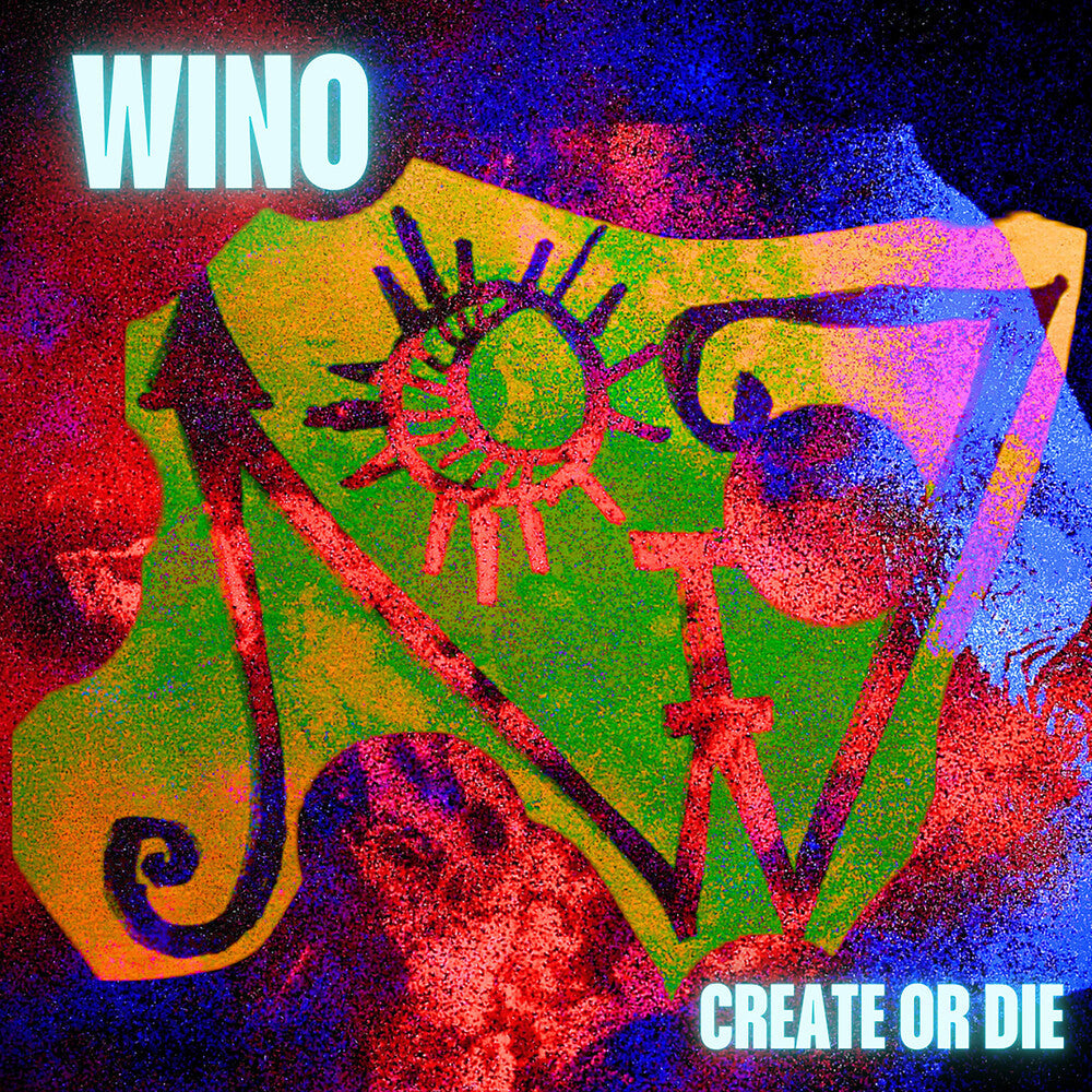 Wino- Create Or Die (Blk) [Colored Vinyl] (Red) ( LP )