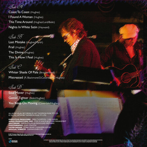 Glenn Hughes- Live In Australia - Limited Splatter Green Vinyl ( LP )